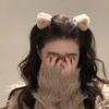 Plush Cat Ear Shaped Hair Clip for Ladies, Sweet and Cute Duck Beak Hair Clip, Fashionable  Hair  Accessory  Creativity