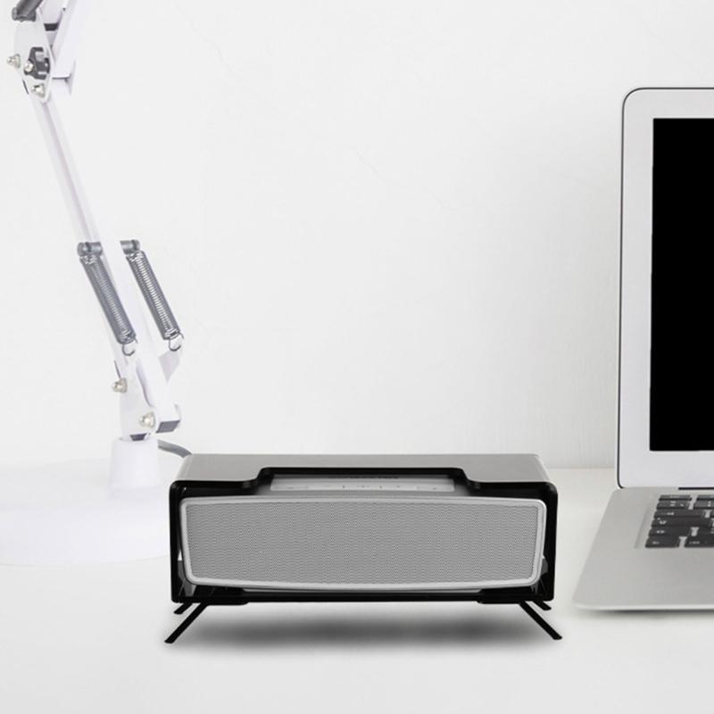 Desktop Acrylic Desk Holder for Portable Speakers with AntiSlip Silicone Feet Speakers Holder Improved Experience