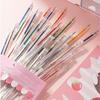 8/12/18/24/36/48 Colors High Gloss Drawing Pen Flash Marking Pen  School Office Supplies
