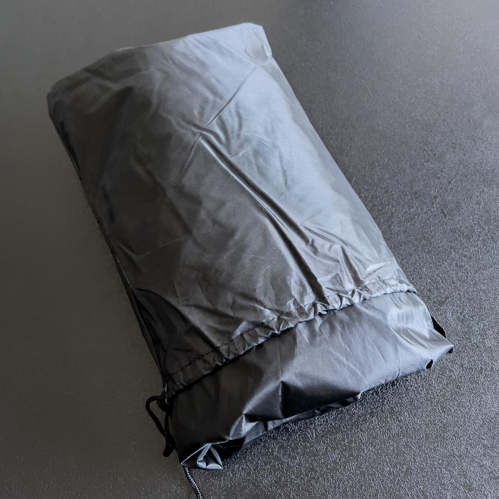 Tarpaulin cover for grill, bike, motorbike, garden furniture XL black