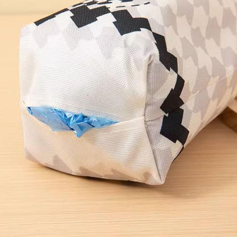 Wall-Mounted Garbage Bag Holder Kitchen Plastic Bag Organizer Bag Collector Shopping Storage Hanging Bag Dispenser