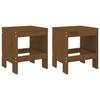 VidaXL Garden Stools 2 Pcs Honey Brown 40x36x45 Cm Solid Pine 825341