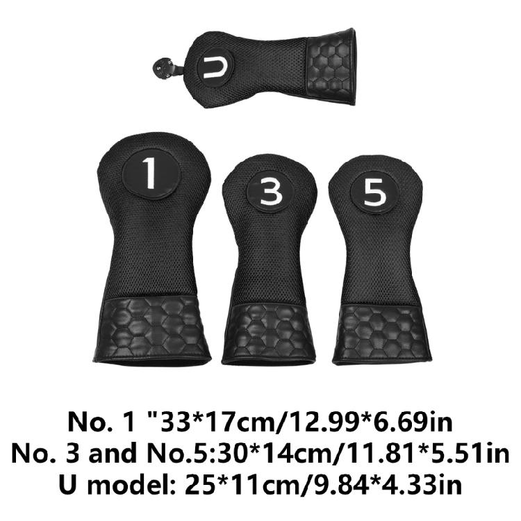 4Pcs Golfs Putter Protective Guard Golfs Club Protector Gift Golfs Head Cover Golfs Cover for Golfs Club Iron Headcover