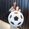 New Cartoon Sporty Storage Bag Football Basketball Key Ring Wallet Baseball Volleyball Bag Pendant Earphone Case