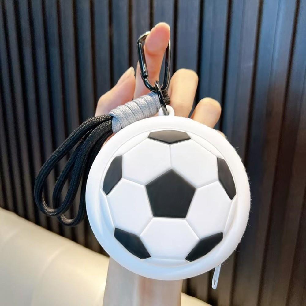 New Cartoon Sporty Storage Bag Football Basketball Key Ring Wallet Baseball Volleyball Bag Pendant Earphone Case
