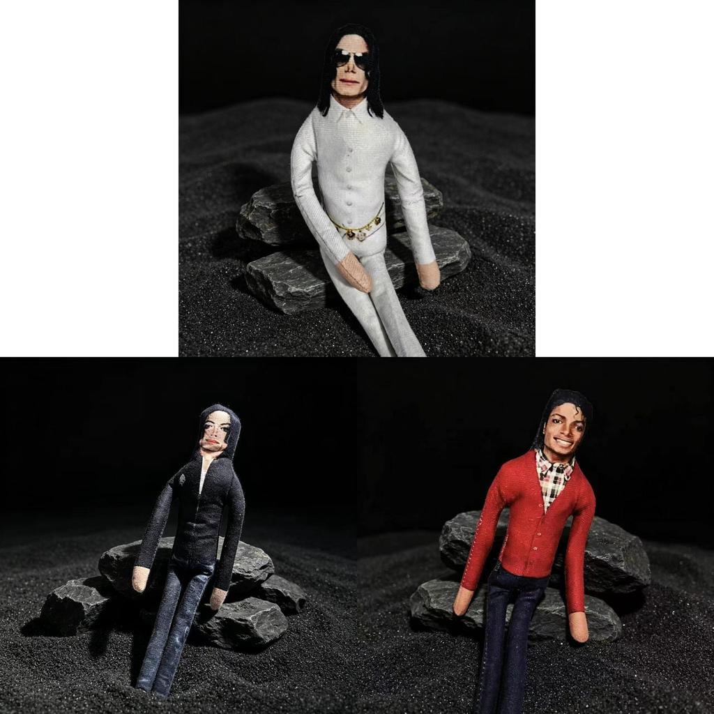 Mj Michael Jackson Mouse Figurine With Articulated Joints For Collectors And Display