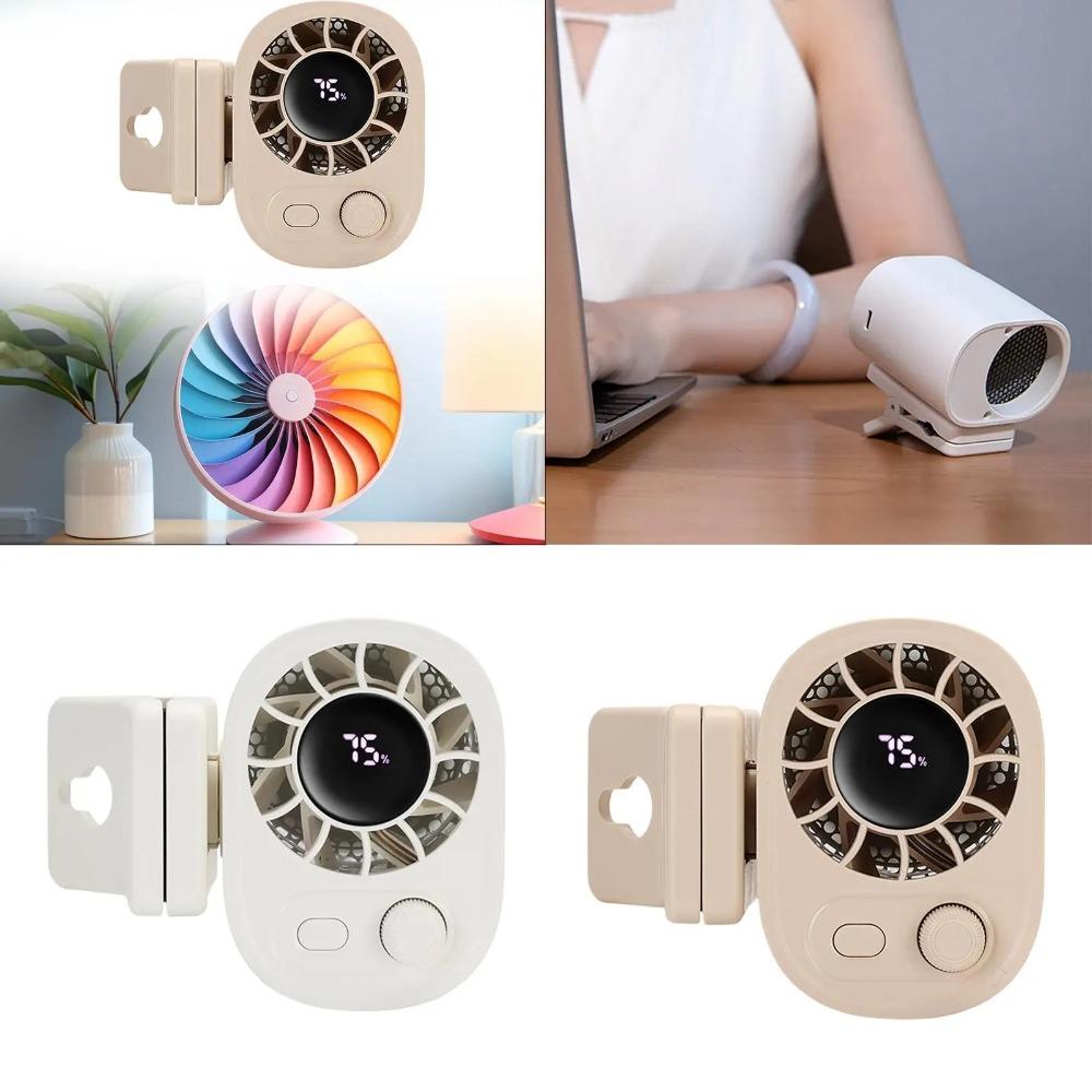 Lightweight Desk Fan Belt Fan USB Rechargeable Versatile Shirt Fan  Outdoor Bedroom  Farm