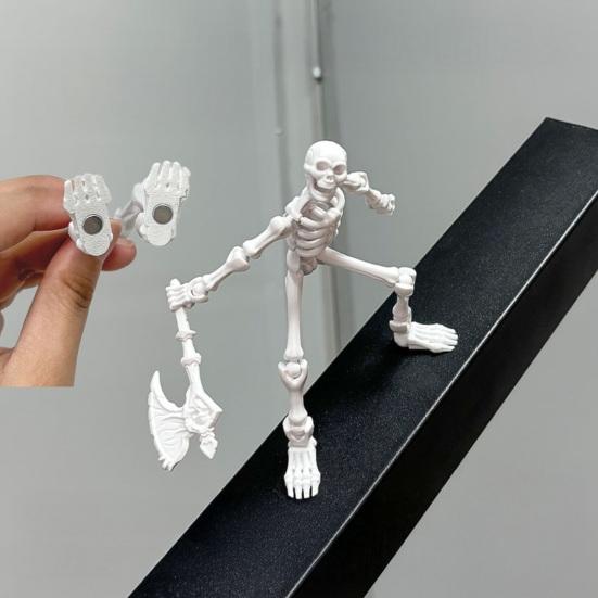 Acțiune Schelet Arme Umane Schelet Amuzant Articulat cu Figurină Schelet Magnetic Articulat Figurină pentru Colecționari