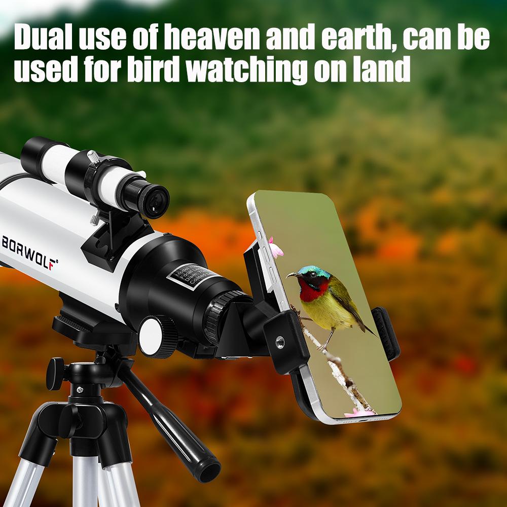 BORWOLF 40070 High-Power HD Astronomical Telescope for Stargazing & Moon-Watching