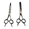 6-Inch Black Double-Tail XMQ-02 Hair Salon Scissors for Bangs - Professional Barber Shears