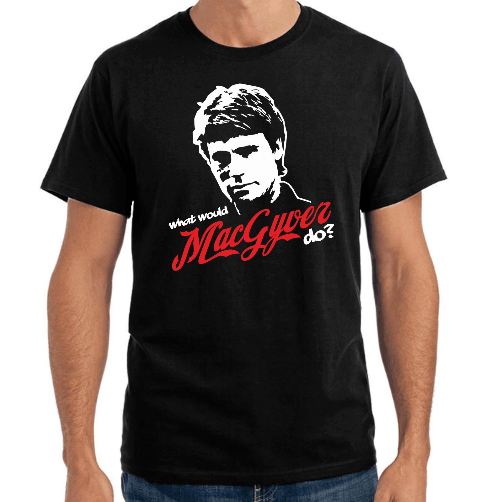 Men s and Women s T-shirts What Would MacGyver Do? Cultural Icon S