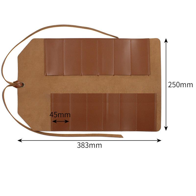 Organizator Rulou Multifuncțional Rulou din Piele pentru Scule Genți Rulou pentru Scule Capacitate Mare Pungă Organizatoare pentru Bărbați Rulou pentru Depozitarea Sculelor Cheie