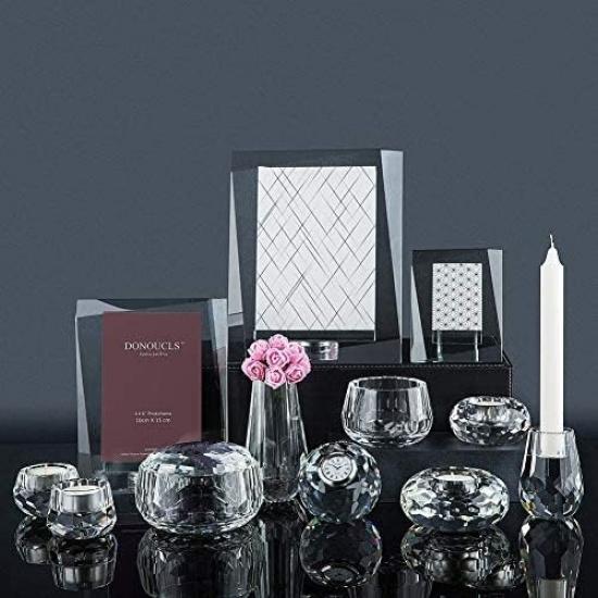 Crystal Candy Dish Tiny Hand-Cut Small Decorative Bowl H2.4 x W3.2 for Home Decor