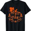 Sheeps Cute Pumpkin Shape Halloween Thanksgiving Lover Kids T-Shirt