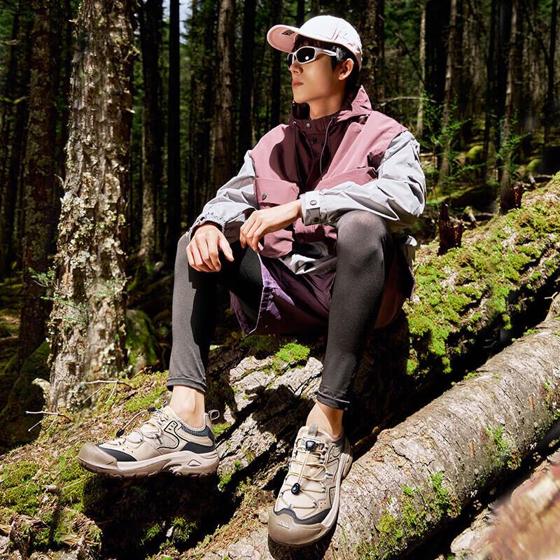 CAMEL Men's Outdoor Hiking Retro Mesh Casual Low-Top Trekking Shoes