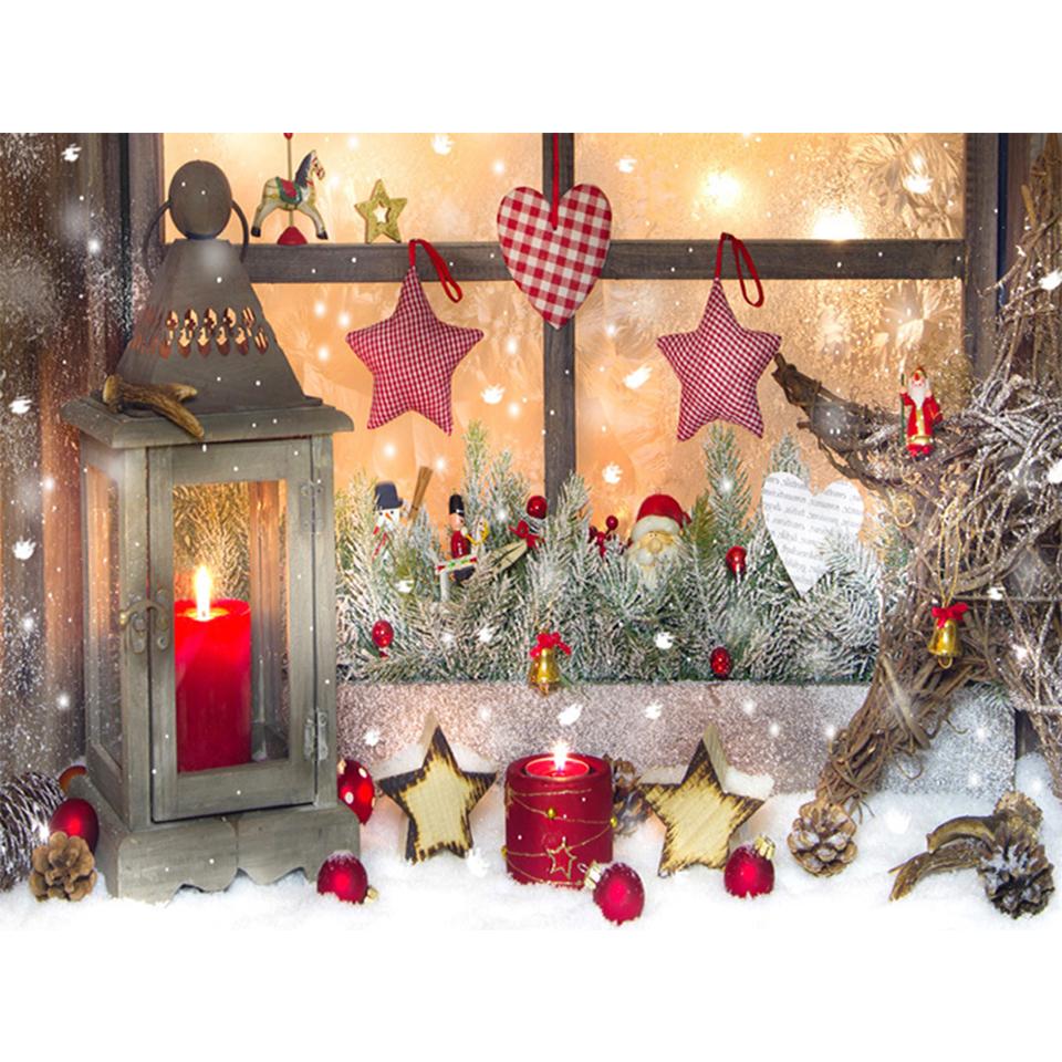 5D DIY Full Round Diamond Painting Beautiful Winter Landscape Diamond Embroidery Rhinestone Picture Home Decoration Gift