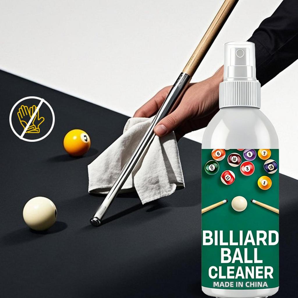 Billiard Ball Cleaner Spray Polishing 100ml Portable Cleaning Mist for Dust Removes