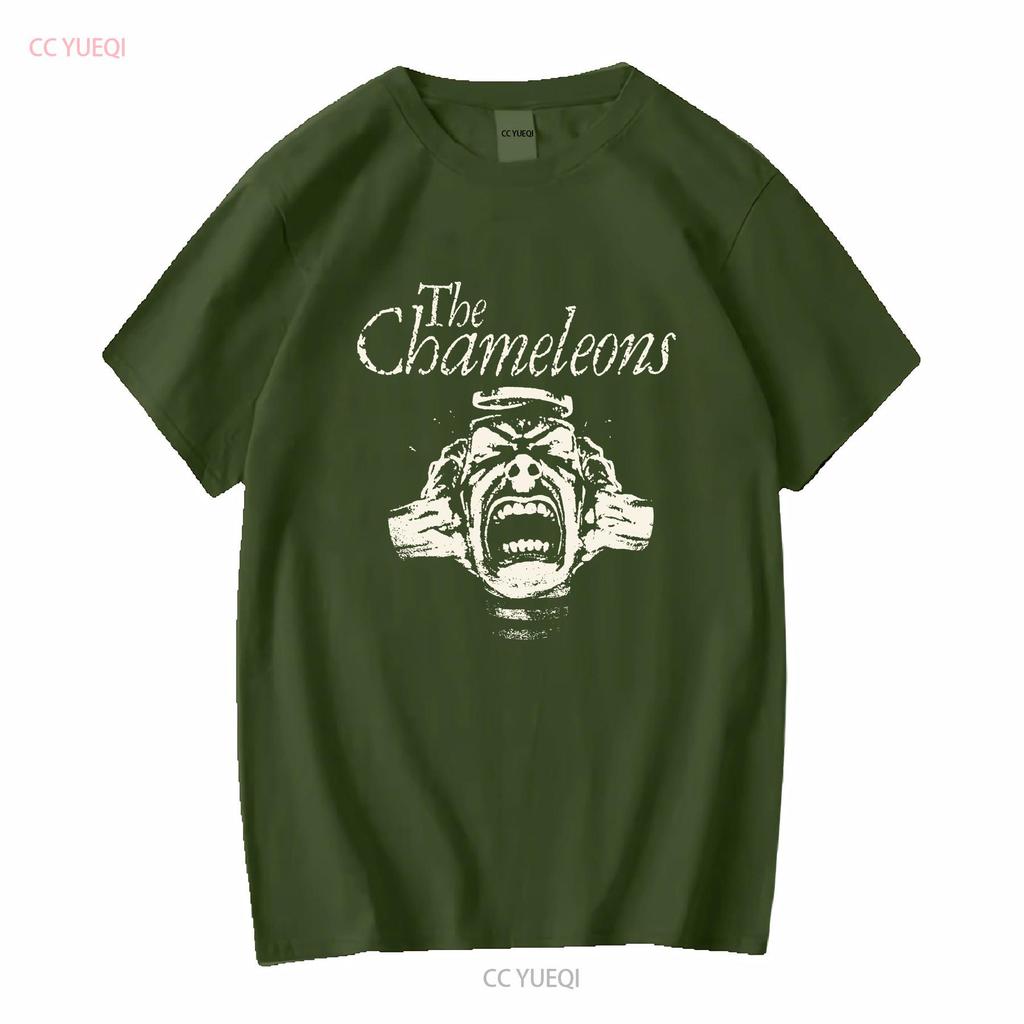 Vtg The Chameleons Band In Concert Tour Cotton Black All Size T Shirt KK577 long or short sleeves vintage Washed streetwear