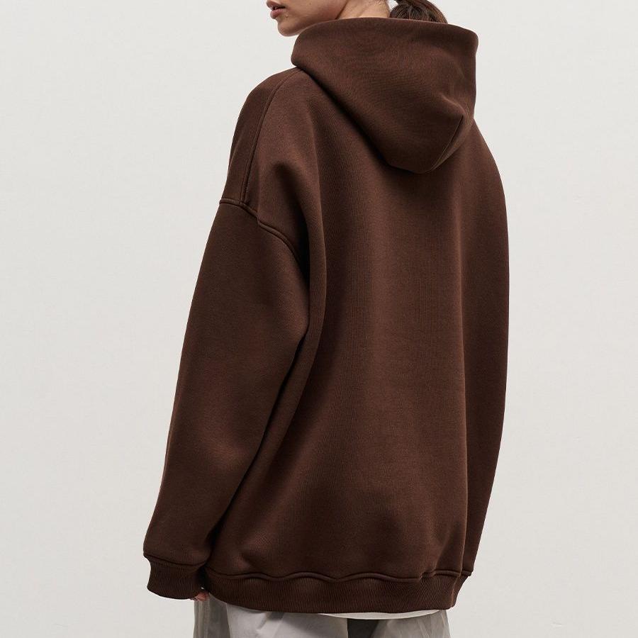 GMXIA Damska bluza z kapturem jesień i zima Street Shaker Loose Pocket Hooded Sweatshirt