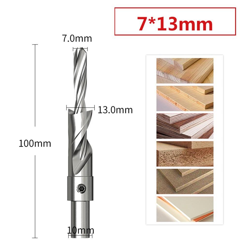 Professional Woodworking Tool Double Hole Opener Countersink Drill Bit