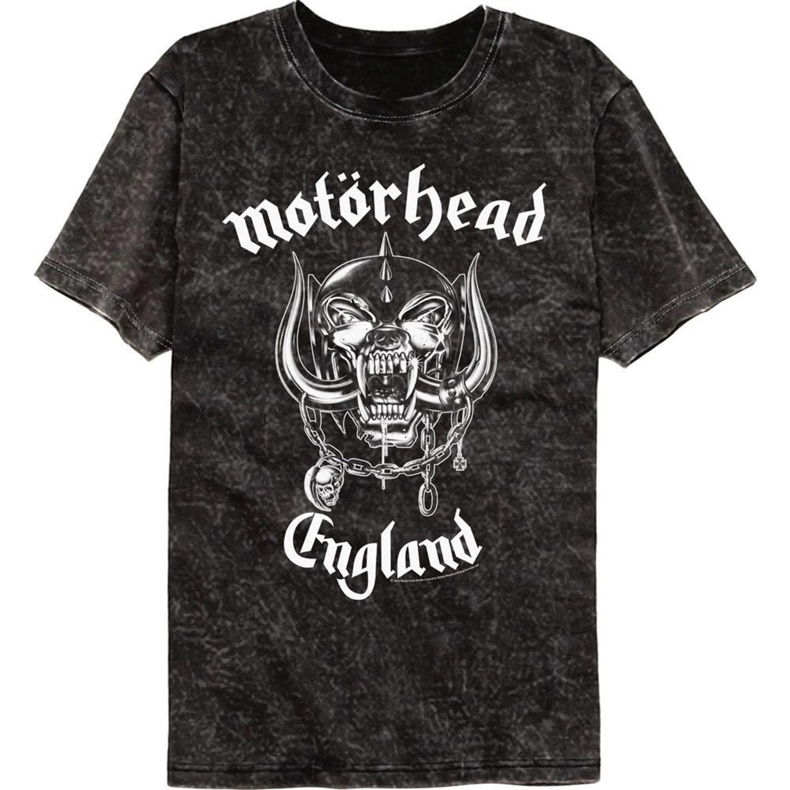 Motorhead England Mineral Wash Black T-Shirt M