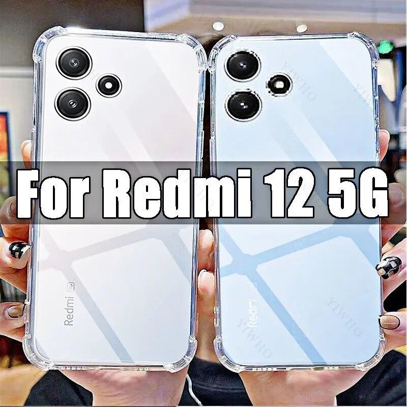 

Мягкий силиконовый противоударный чехол для Xiaomi Redmi 12 5G, прозрачный чехол для Redmi12 5g, 6,79 дюйма, защита от царапин, защитный чехол For Redmi 12 5G чистый