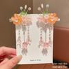 Children's Traditional Hanfu Headdress Hair Clips with Tassels - Handmade Pair for Girls