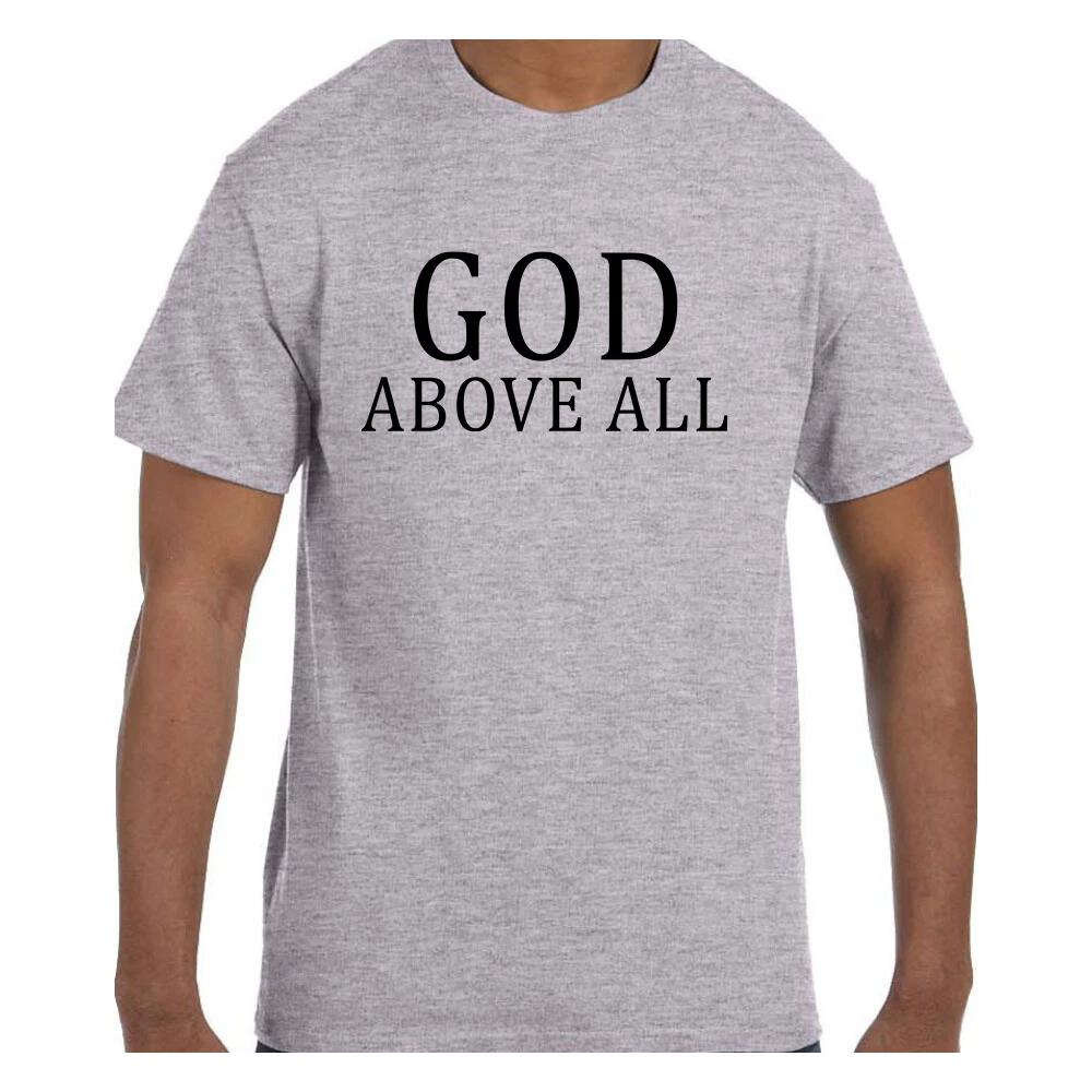 

Christian Religious Faith Jesus T shirt God Above All XL