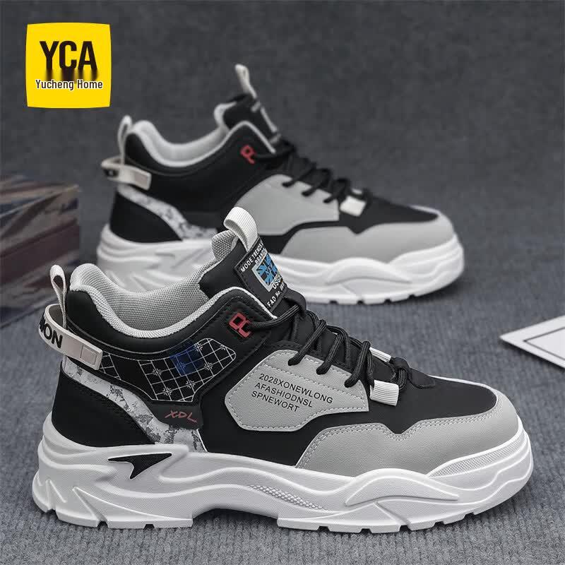 YCA Men s Chunky Casual Sneakers 42