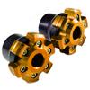 Front Rear Fork Frame Sliders 2PCS Front Fork Wheel Frame Sliders Wheel Crash Protector For Most Motorcycles Motorbikes Moped