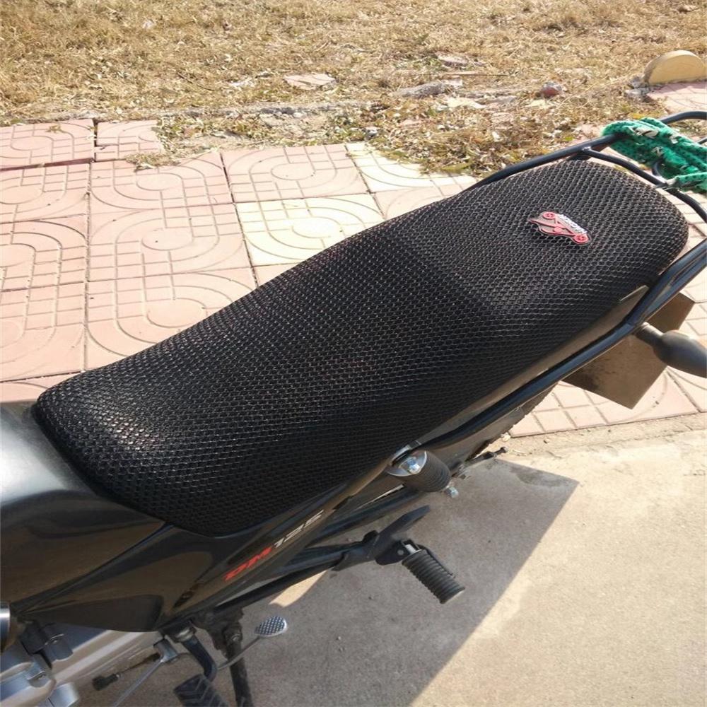

For HaoJue NK150 Motorcycle Honeycomb Sunscreen Seat Cushion Cover Thickened ulation Breathable Seat Cover чорний