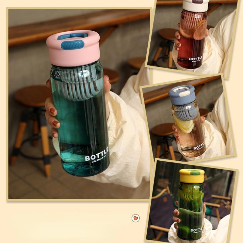 Japanese Simple Anti-drop Scale Water Cups Men and Women Portable Car Plastic Student Water Cups