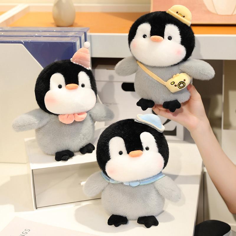 Cute Heart-Hugging Puppy Dog Doll Plush Toy Dressing Bear Penguin Doll Children Companionship Soothing Rag Doll