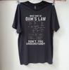 NOVÝ! Která část Ohmova zákona Vtipné tričko pro elektrikáře a inženýry Unisex S-5XL