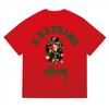 Tricou Bumbac Classic cu Imprimeu Ape Lightning Unisex Mânecă Scurtă Croială Largă Îmbrăcăminte Casual