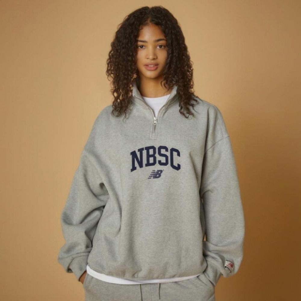 

New Balance Футболка с длинным рукавом Kqj Nbncd13023 Ac Uni Varsity с застежкой-молнией на половину длины 95