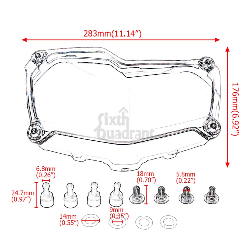 Motorcycle Accessories Headlight Cover Headlight Protector Lamp Patch Guard 18-23 For BMW F750GS ADV F850GS ADV HeadLight Guard