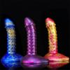 Female Soft Dildo Masturbator Oversized Alien Mixed Color Simulation Dildo Adult Supplies