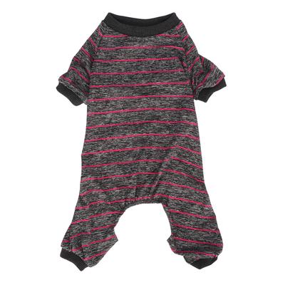 Pyjama Rayé pour Chien Fin Respirant 4 Pattes Vêtements pour Chien d'Été Maison XS