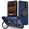Luxury Armor Rotating Magnet Magnetic Folding Stand Phone Case For 17 16 15 14 13 12 11 Pro Max Shockproof Bumper Cover