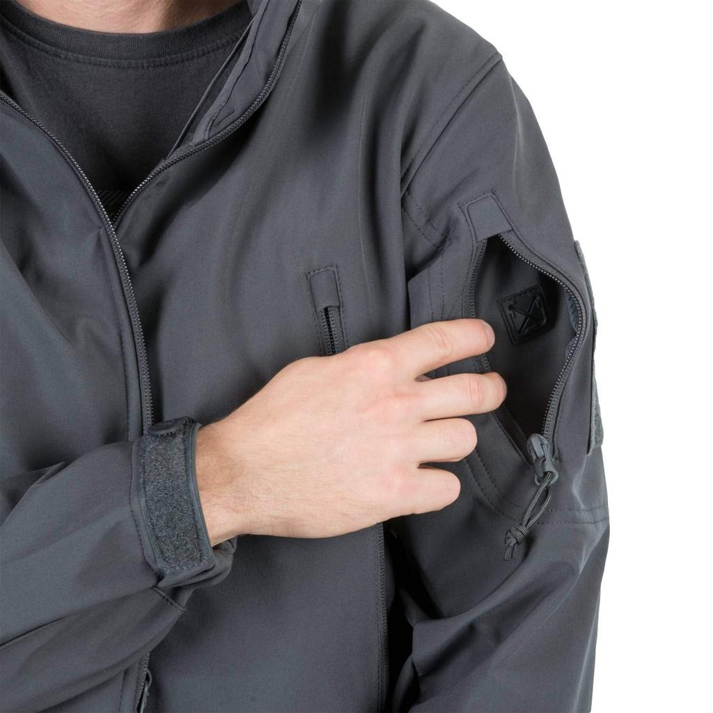 Gunfighter Soft Shell Jacket Olive Camping HELIKON-TEX Men's (JP, Alphabet, XL, Green) - Military, Tactical, Motorcycle, Biker, Outdoor,