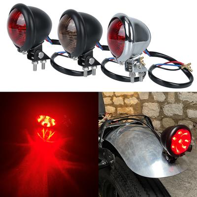 Universal 12V Taillight Red Motorcycle Tail Light Stop Light Motorbike Brake Rear Lamp
