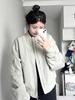 Women's Retro Thin Bomber Jacket: Spring/Autumn, Korean & American Style, Baseball Windbreaker 2025