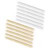 100PCS Spiral Binding Coils 34 Loops 3:1 Pitch  Paper Double Wire Binding Spines 120 Sheets Capaci