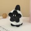 Smiley Star Earmuffs, Plush Winter Ear Warmers with Cute Face, Soft Thickened Ear Muffs for Students Cycling Outdoor