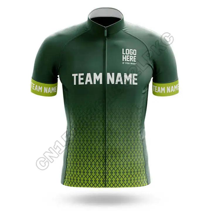 2025 Conjunto de Jersey de Ciclismo Personalizado com Nome Manga Curta Verão Masculino Roupas de Ciclismo para Equipe Ropa Ciclismo Vestuário de Bicicleta