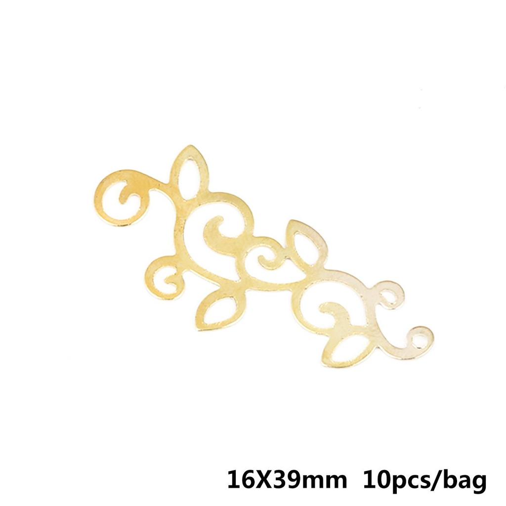 10ks Paví Měsíční Přívěsek Květina DIY Doplňky Součástky Pro Výrobu Šperků