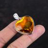 Faceted Citrine Pendant Natural Gemstone Pendant 925 Sterling Silver Pendant Beautiful Citrine Jewelry Handmade Dainty Pendant Gifts For Her