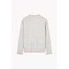 Argyle Heart Embroidery Pullover Bakpf1611
