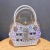 2025 New Fashion Trend Diamond Inlaid Single Shoulder Crossbody Bag Commuter Handbag